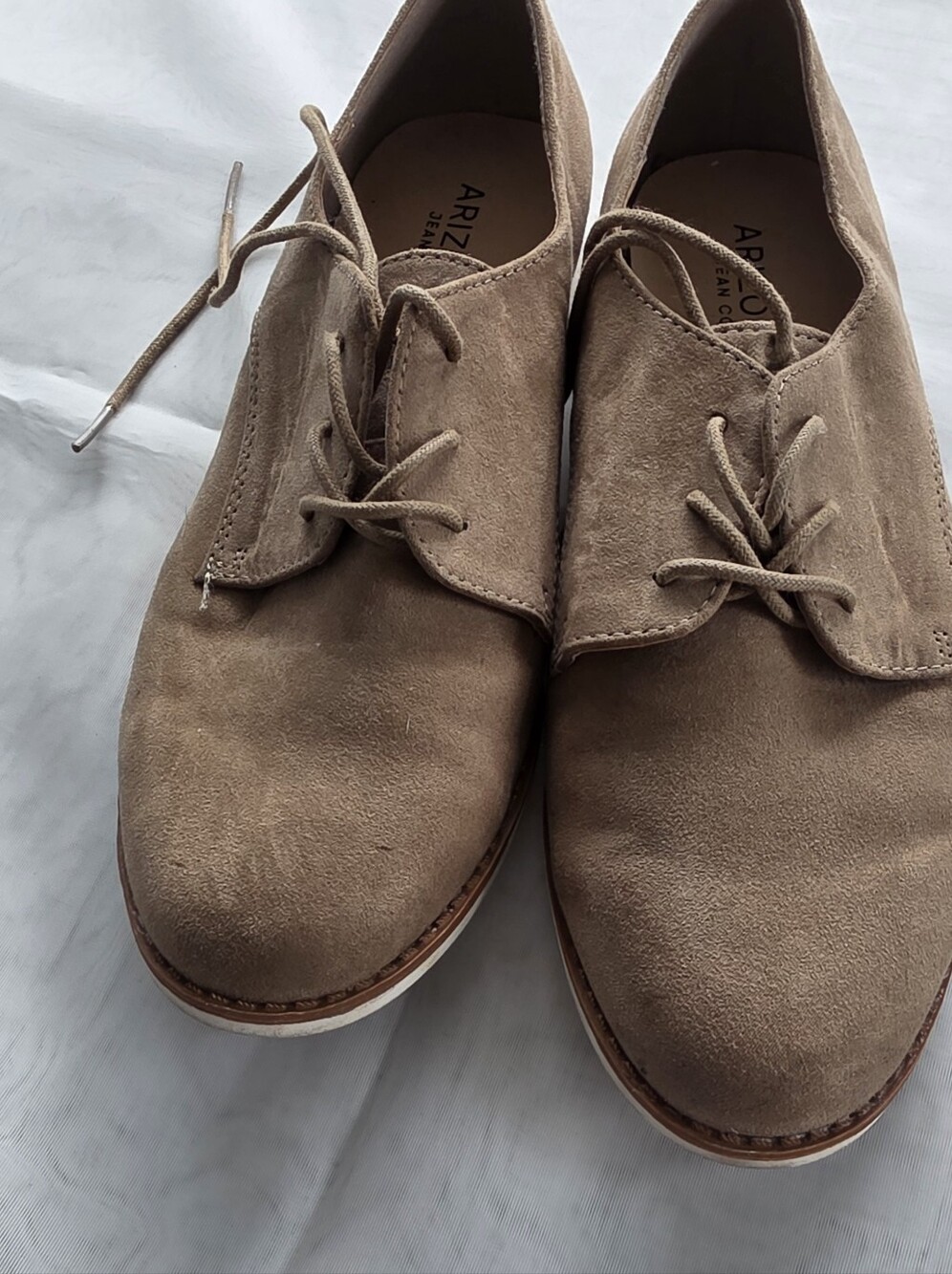 Arizona Jean Company Brown Suede Men's Lace-Up Shoes